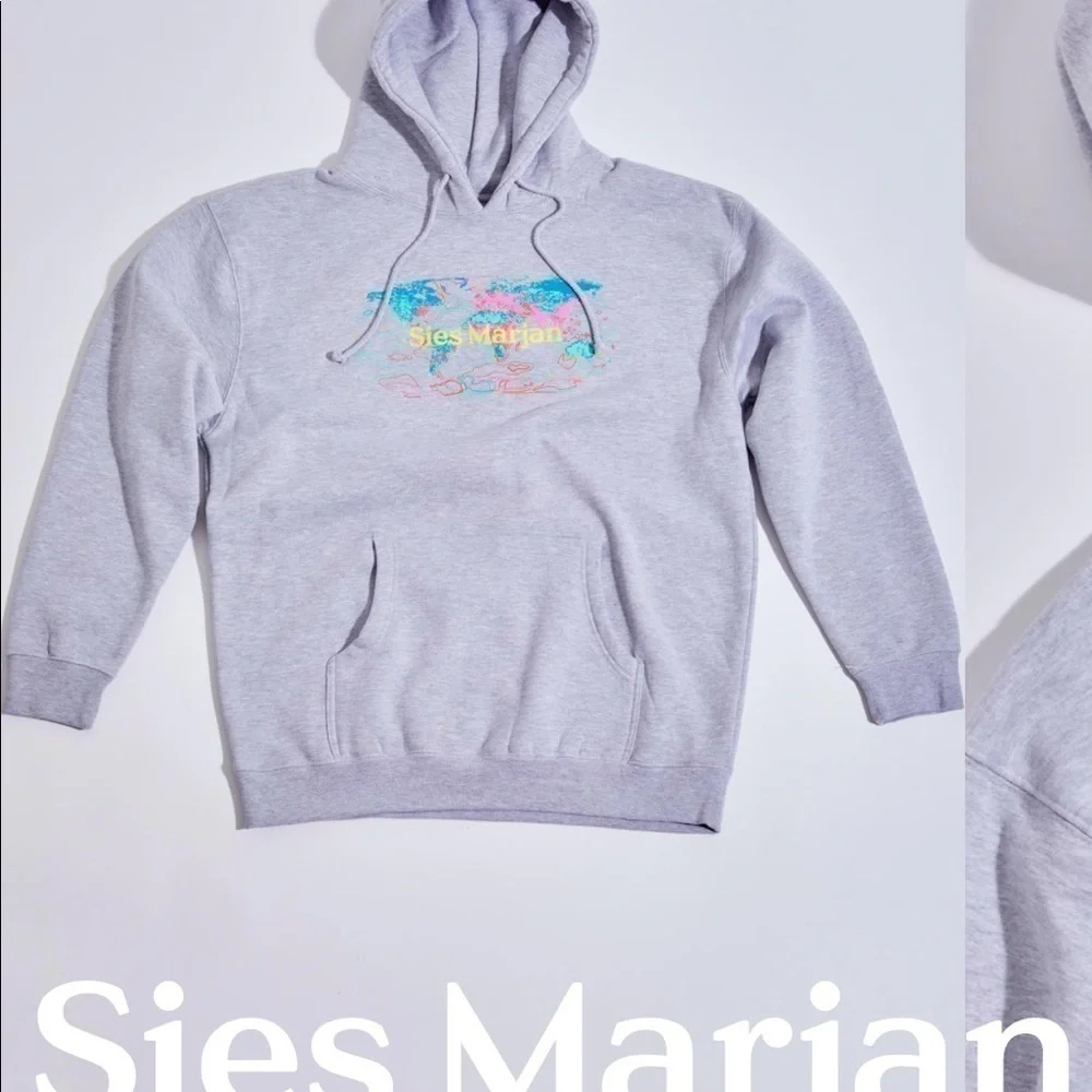 Sies Marjan Grey Amo Edition Logo Colorworld Hoodie: UNISEX - Picture 4 of 12